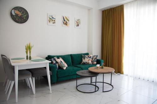 Posezení v ubytování ArtLife apartments (FAUNA)