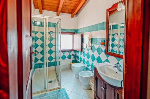 Ένα μπάνιο στο Agriturismo Rocce Bianche