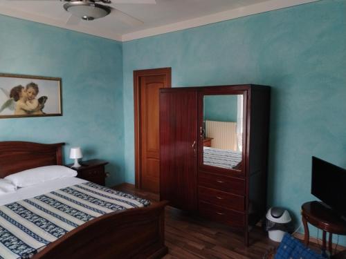 Postel nebo postele na pokoji v ubytování B&B I lupi