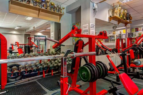 Fitness centrum a/nebo fitness zařízení v ubytování Panorama