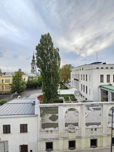 a view from the roof of a building at Booking Apartment Rajiceva in Belgrade
