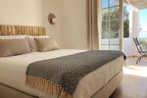 Postel nebo postele na pokoji v ubytování Vila Lana - Heated pool - Sea view - Two independent floors