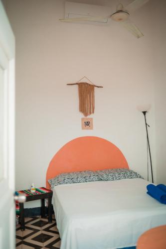 Hostal Azulにあるベッド