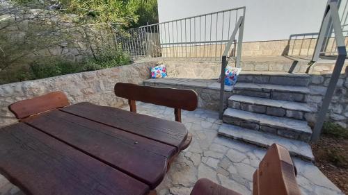 Balkón nebo terasa v ubytování Villa Stjepan