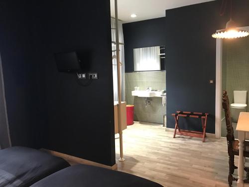 Posezení v ubytování Hostal San Francisco