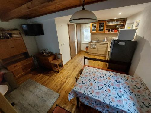 Una cocina o zona de cocina en Chata v Jedovnicích u rybníka Olšovec