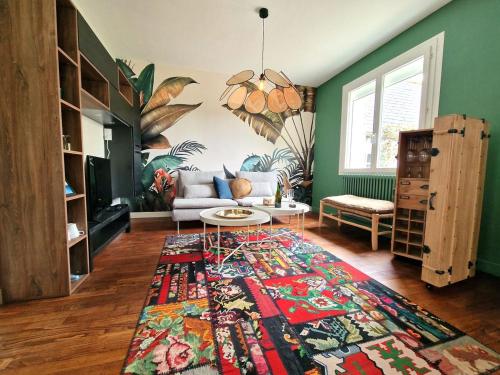 Bonheur dans le Finistère cosy jardin 2-8 pers