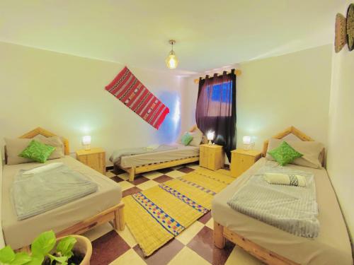 Tizaou Guest Houseにあるベッド