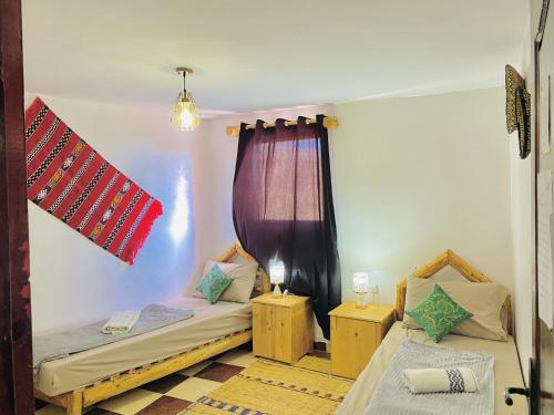 Tizaou Guest Houseにあるベッド