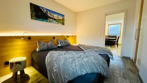 Postel nebo postele na pokoji v ubytování Schleo´s Apartments