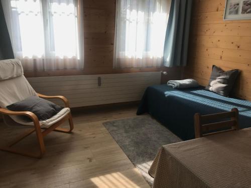 Katil atau katil-katil dalam bilik di Bijou 1 Hübsche 1 Zimmer Wohnung
