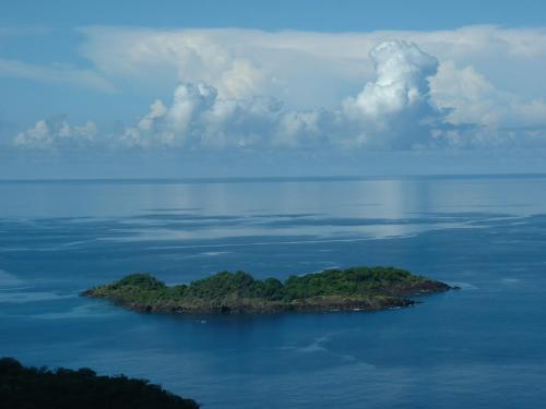 an island in the middle of a large body of water at GITES MARLYSE in Bouillante