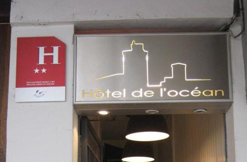 Сертификат, награда, вывеска или другой документ, выставленный в Hôtel de l'Océan
