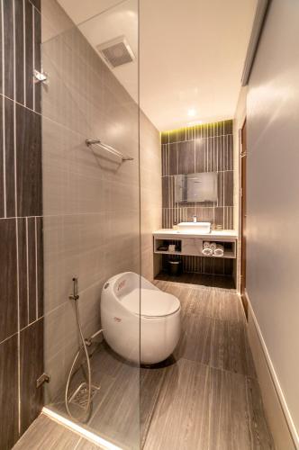 Ванная комната в Stillus Boutique Hotel Dalat