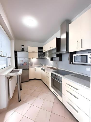 Family big apartment with free parking street