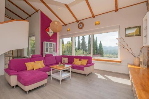 Χώρος καθιστικού στο Villa Vita Croatica