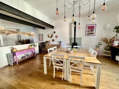 Χώρος καθιστικού στο Chambres d'hotes - Le Magnolia