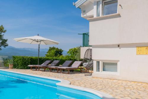 Πισίνα στο ή κοντά στο Villa Vita Croatica