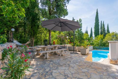 Πισίνα στο ή κοντά στο Villa Vita Croatica