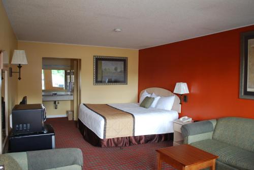 Cama o camas de una habitación en Duffys Motel - Calhoun