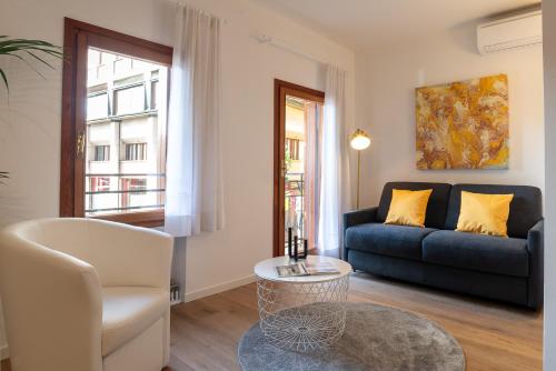 Ruang duduk di Giustiniani Apartments