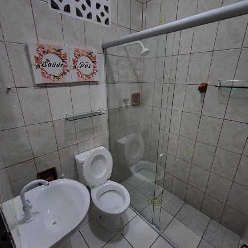 Ένα μπάνιο στο Hostel Inn Gileade