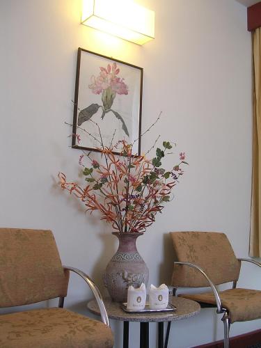 Χώρος καθιστικού στο Hatyai Golden Crown Hotel