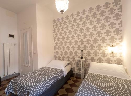 Letto o letti in una camera di Casa Giangarè