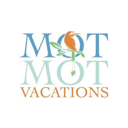 a logo for a mexican restaurant with a bird on a branch at Mot Mot Vacation in Sámara