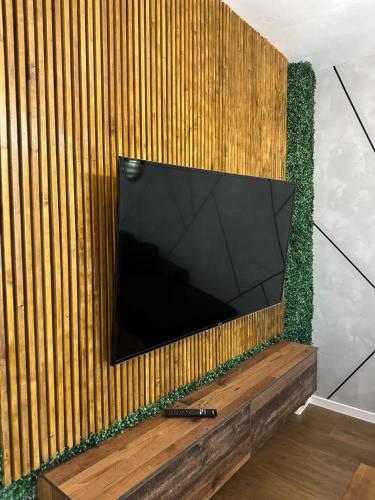 TV a/nebo společenská místnost v ubytování Atractiv Apartaments