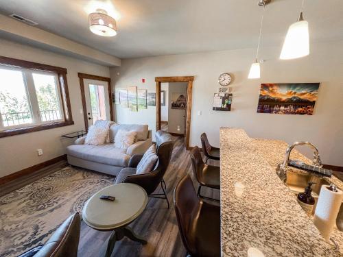 Posezení v ubytování Happy Trails Condo