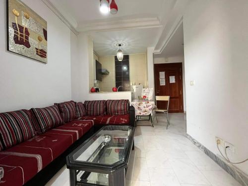 Гостиная зона в Palmeraies vacances Tunis
