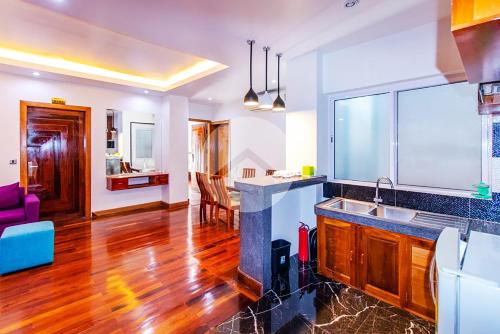 Posezení v ubytování Zita Angkor Hotel