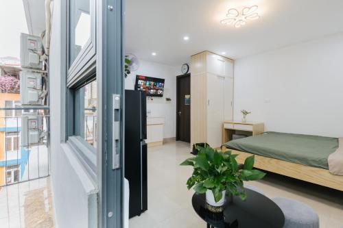 Η κουζίνα ή μικρή κουζίνα στο 9 LIGHT APARTMENT