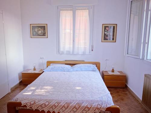 Postel nebo postele na pokoji v ubytování Al sit ed Marino