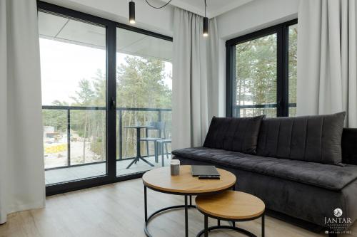 Χώρος καθιστικού στο Shellter Apartments 117 Ł - by Jantar Apartamenty