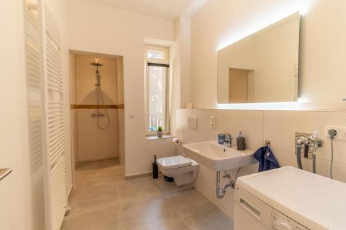 Koupelna v ubytování *Modern* 2 Personen, WLAN