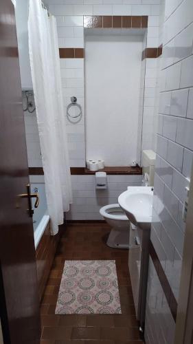 a bathroom with a toilet and a sink at Jasna1 in Knin