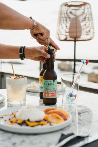 Boissons dans l'établissement Hôtel de La Plage
