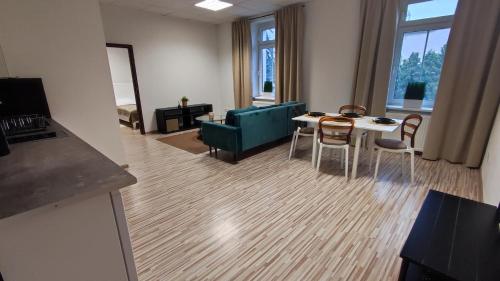 Χώρος καθιστικού στο Apartmán RADKA