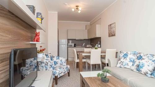 Køkken eller tekøkken på Burgas Residence 610