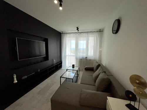 พื้นที่นั่งเล่นของ Panorama Apartment Kraków