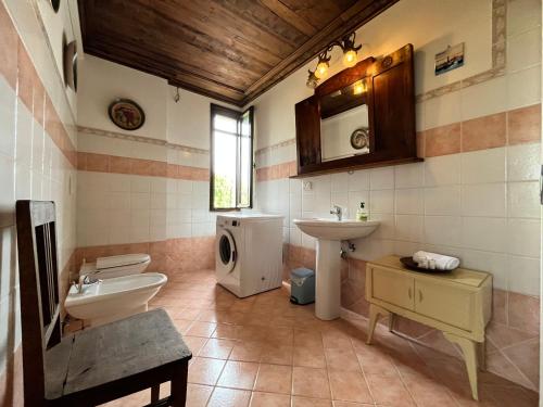 Kylpyhuone majoituspaikassa Ca' De Franceschi