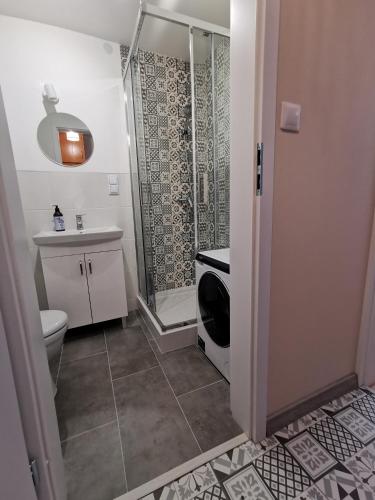 Bilik mandi di Apartament Łukasińskiego