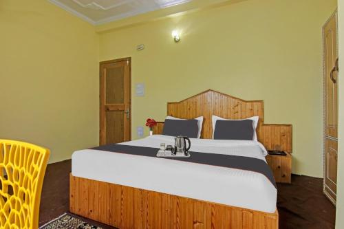 Katil atau katil-katil dalam bilik di POP Hotel Manik Palace
