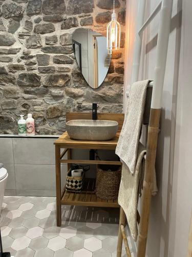 Bilik mandi di Casa Mariete