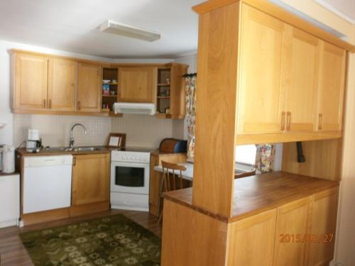 Dapur atau dapur kecil di Feriehus Voldstad