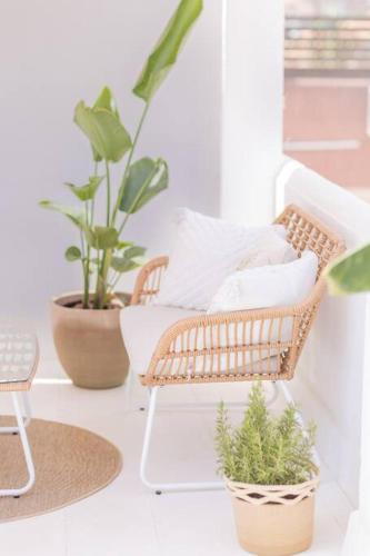 Downtown flat with 46 sqm private rooftop terrace