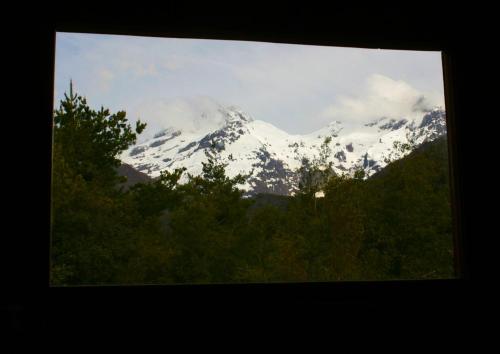 Vue générale sur la montagne ou vue sur la montagne depuis the country house