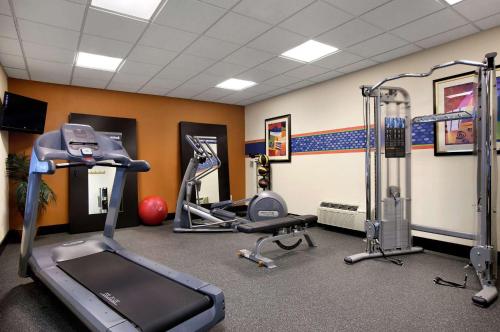 Fitness centrum a/nebo fitness zařízení v ubytování Hampton Inn Atlanta-Stockbridge